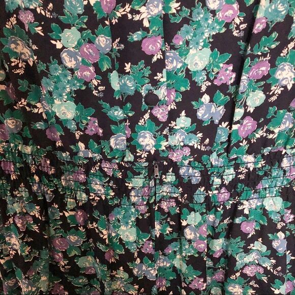 Karin Stevens Vintage Floral Print Dress 10 - Picture 6 of 8